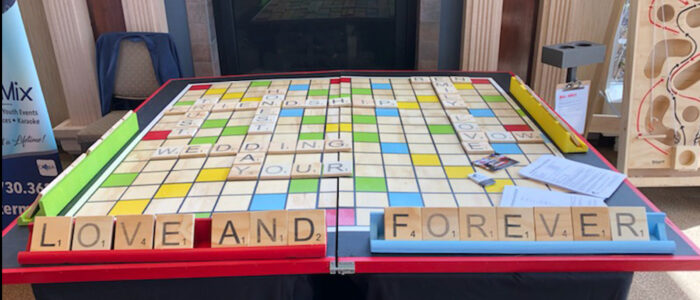 Giant Scrabble - Built by Barron - Giant Backyard Games and Event Rentals